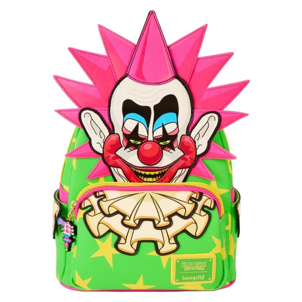 Loungefly NYCC LE Killer Klowns Spikey Glitter Glow Cosplay Backpack